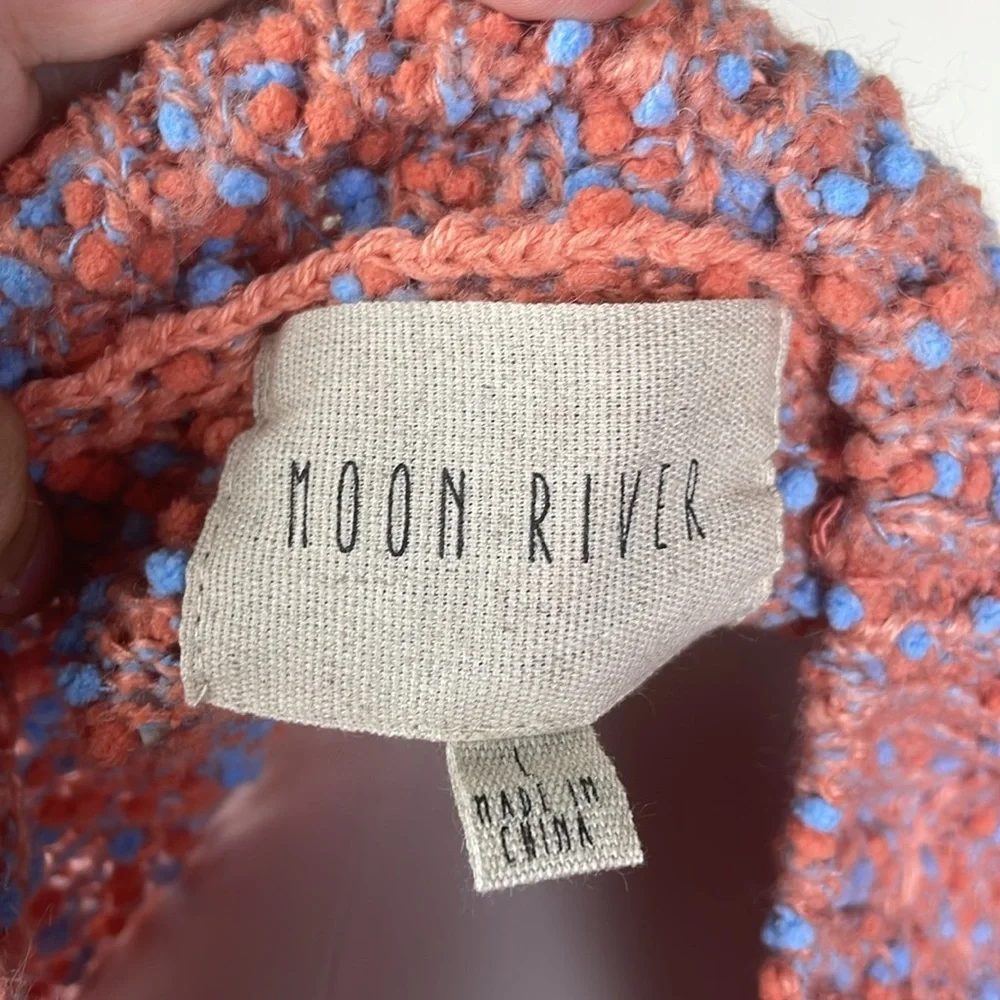 Moon River Textured Sweater Popcorn Knit